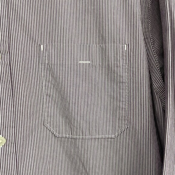 Men's BANANA REPUBLIC Striped‎ Button-Down Long Sleeve- Size XL - Picture 12 of 14